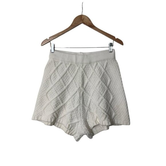 NWT Sabo Ace Knit Shorts Cream Ivory 1677 - Picture 4 of 6